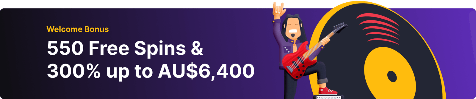 Rolling Slots Casino Banner Desktop